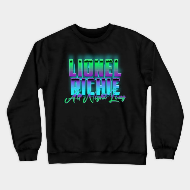 All Night Long Crewneck Sweatshirt by Solutionoriginal